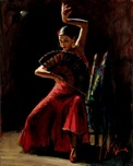 Fabian Perez Fabian Perez Celina con Abanico II